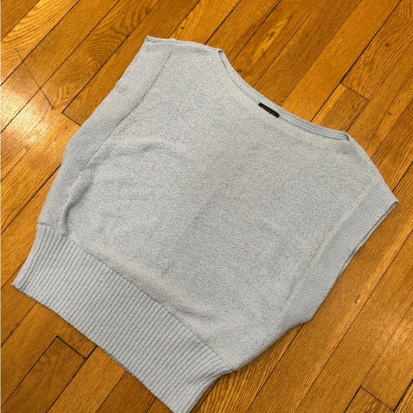 Ann Taylor Factory Light Blue Sleeveless Sweater - Picture 2 of 5